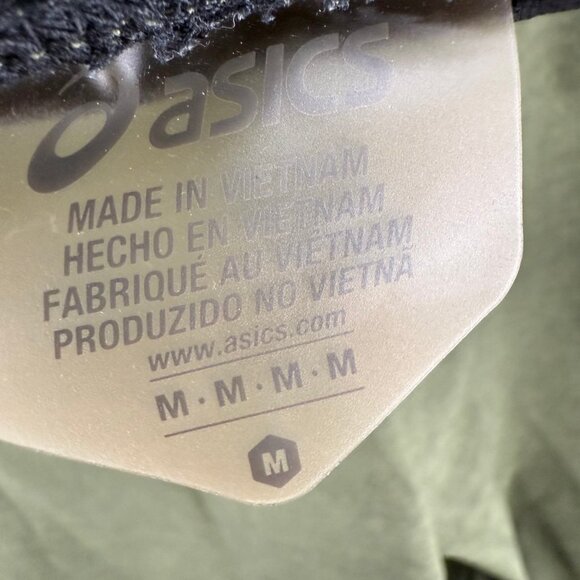 Asics Performance Shorts Mens M 10" Green Lightweight Gym Running - Picture 3 of 8